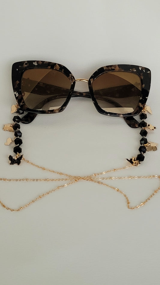 Glasses Chain Gold/Black
