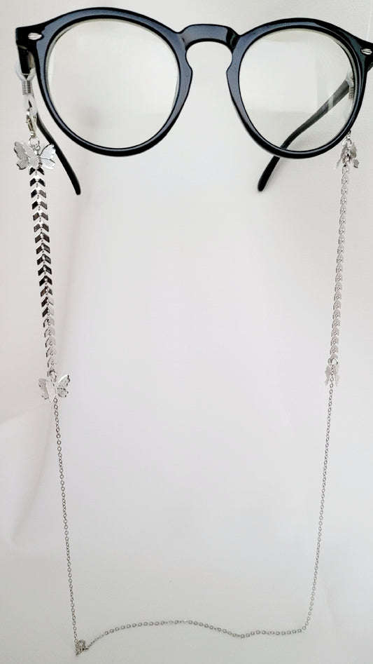 Eyeglass chain Silver
