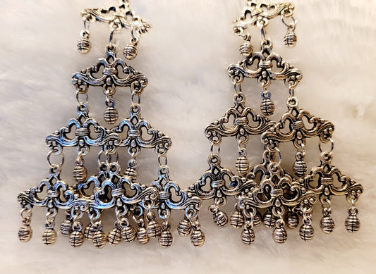 Pagoda earrings