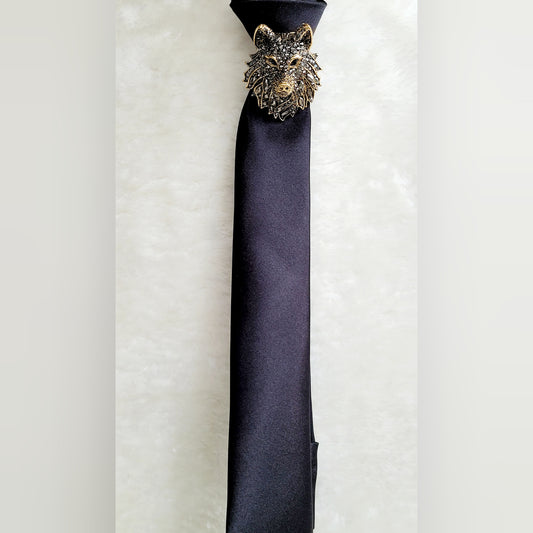 Wolf Silk Necktie